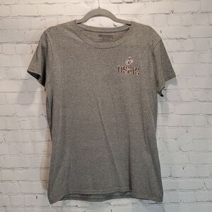 USMC gray Marine Wife t shirt